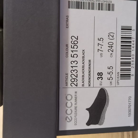 Ecco black flexure runner 7.5 - Picture 4 of 4